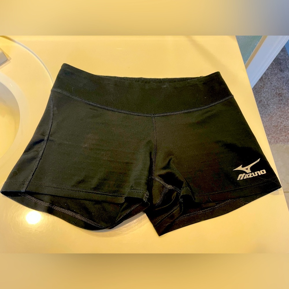 Mizuno Women's Black Volleyball Shorts